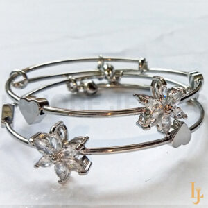 Vintage Silver Cuff Bracelet Bangle Luxury